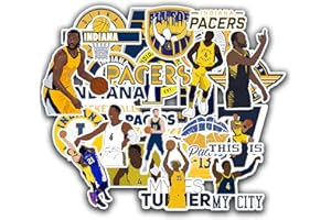 BESSER ASSOCIATES 30 PCS American Basketball Stickers Water Bottle, Laptop, Bicycle, Computer, Motorcycle, Travel Case, Car Decal Decoration – Waterproof Vinyl Stickers, Teens, Adults, Luggage, Helmet – 2-2.5 Inches