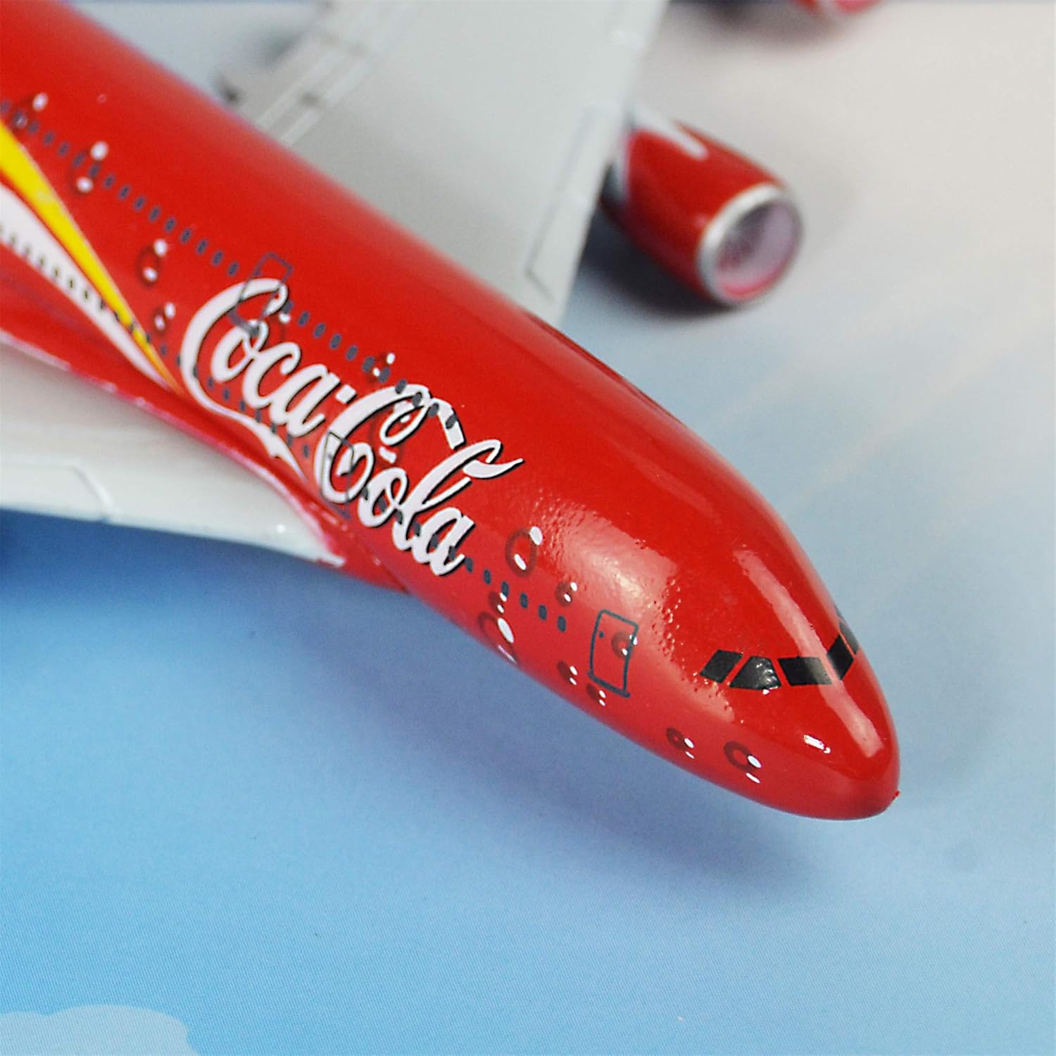 HANG OU 1400 Metal Plane Models Coca 380 16cm Display Airplane Models