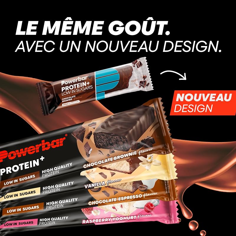- Protein Plus - Low Sugar Multiflavour Box - 16x35g - Barres protéinées avec fibres alimentaires