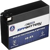 ZIPPBATTERY YTX4B-BS 12V 40 CCA AGM &ndash; Maintenance-Free 2Ah Battery for Scooter, Mini ATV, Pocket Bike &ndash; Tab Terminal &ndash; Fits Yamaha Zuma 50, Honda Metropolitan, Razor Pocket Mod, TaoTao 50cc