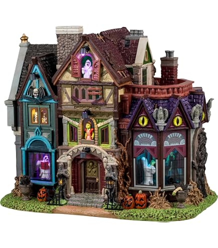 Lemax Evil Pumpkin Water Tower - Accessoire Village Halloween 2018 Poly-Résine