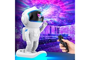 STBANDS Galaxy Projector, Star Projector Night Light with Timer and Remote for Bedroom, Kids Room Decor, Adjustable Head Angle Nebula Ceiling Lamp, Gifts for Adults, Teens, Christmas, Birthday