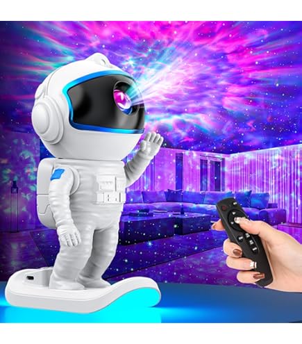 AUGPET Astronaut Starry Sky Projector Night Light with Remote