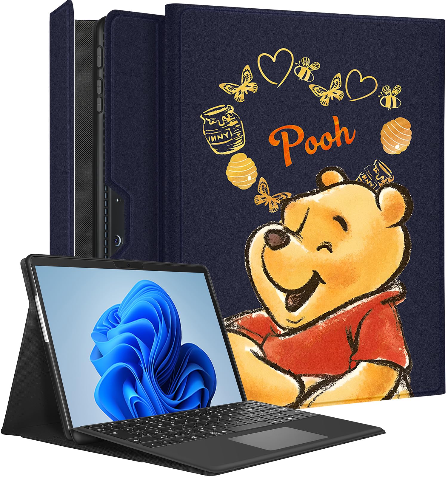 Photo 1 of Petonist for Microsoft Surface Pro 9 Case - Cute Girls Girly Women Teen Boys Design Cartoon Character for Surface Pro 9 Case Cover Funny Kawaii Folio Case for Surface Pro 9, Weini