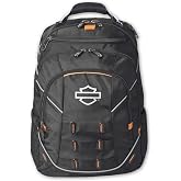 Harley-Davidson Reflective Bar &amp; Shield Steel-Cable II Backpack, Midnight Black
