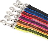 Julius-K9 Color & Gray Super-Grip Leash with Handle 20 mm x 3 m Red-Gray view 5