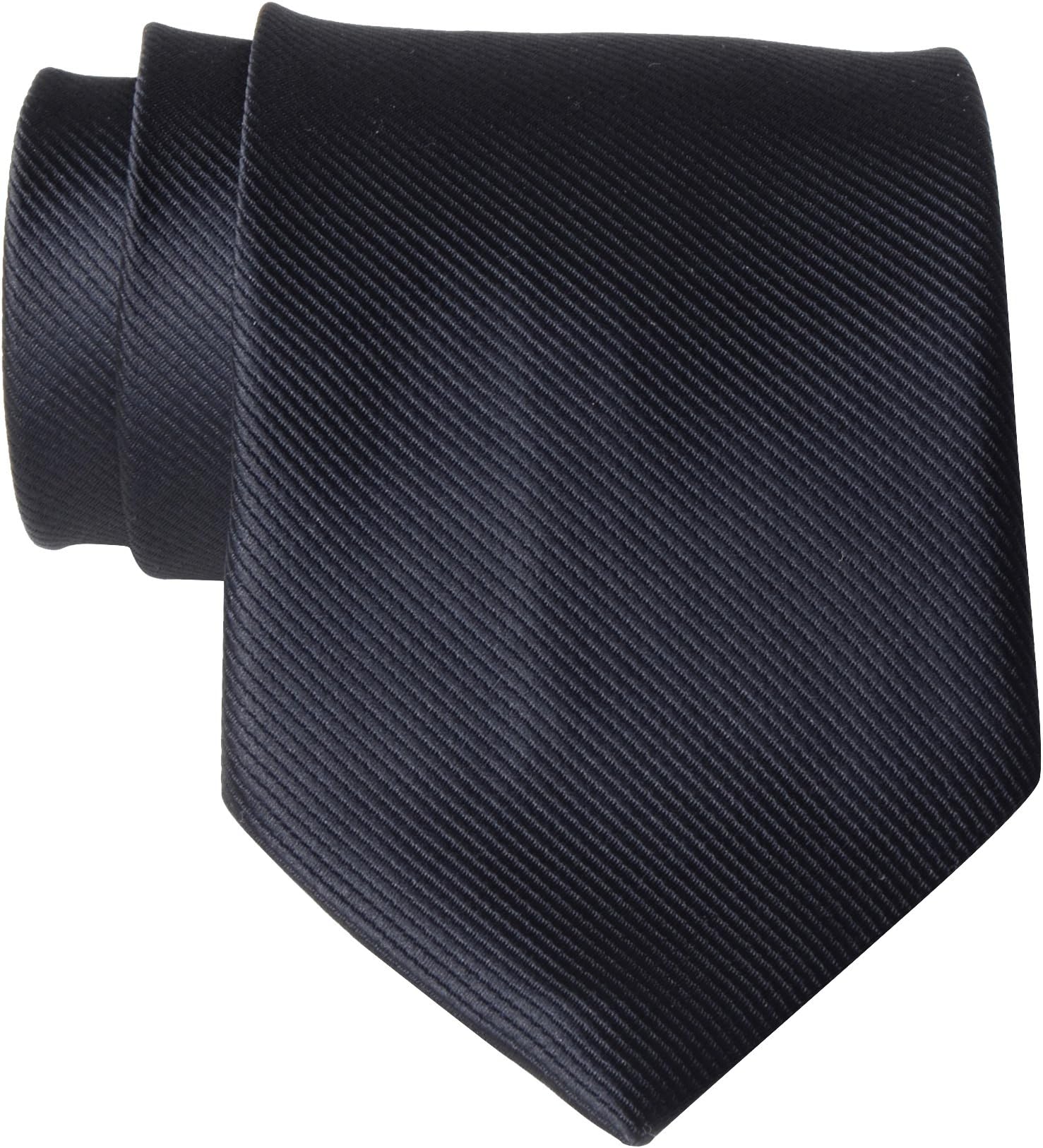 QBSM Mens Solid Polyester Textile Neckties Pure Color Neck Ties Valentine's Day Gifts