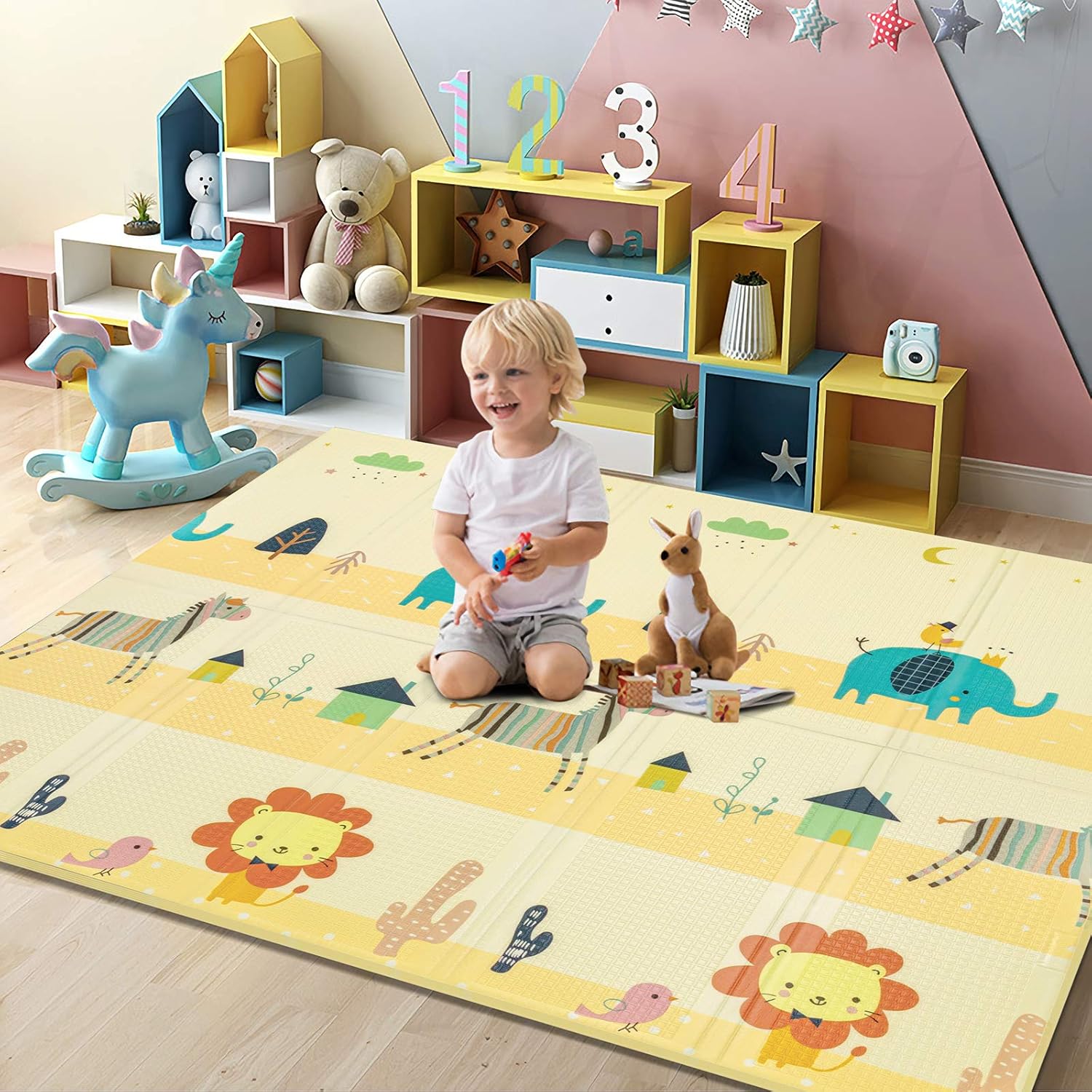 Shacos Panda Tapis De Jeu Pour Bebe Enfant Tapis De Jeux Pliable Antiderapant Impermeable Tapis Mousse Bebe Xpe Appliquer A Double Face 0x180x1 5 Cm Eveil Et Jouets Bebe Puericulture Atahari Com