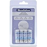 Beadalon Crimp Tube Assorted Sizes Variety Pack Silver Plated - 600 pcs, Size 1, 2, 3, 4, for Jewelry Making & Beading