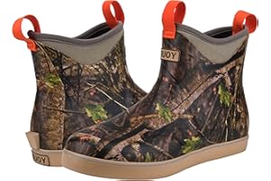 Buoy Boots Fishing Shoes for Men Waterproof - Deck Boots for Men - Short Rain Boots Men - Ideal Wader Boots for Wet Conditions - Mens Rubber Boots