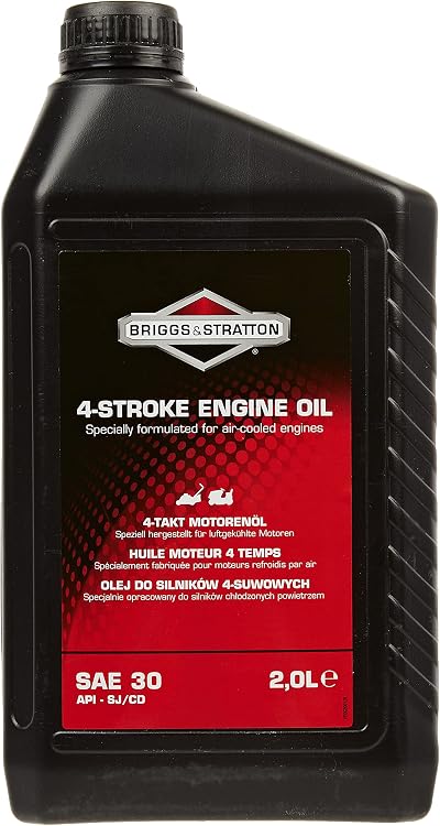Briggs & Stratton 100008E SAE30 4-Stroke Lawn Mower Engine Oil 2 L