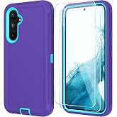 ONOLA for Samsung Galaxy S23 Plus Case, 3-Layer Cover, PurpleSkyBlue | Heavy Duty Shockproof &amp; Dropproof Phone Case with 2 Pack HD Screen Protector for Samsung Galaxy S23 Plus 6.6''