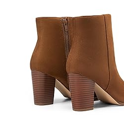 DREAM PAIRS Women's Ankle Boots Chunky Block Heel