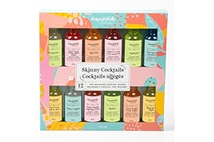 Thoughtfully Cocktails, Skinny Cocktail Mixer Set, Vegan and Vegetarian, Flavors Include Margarita, Moscow and More, Set of 1