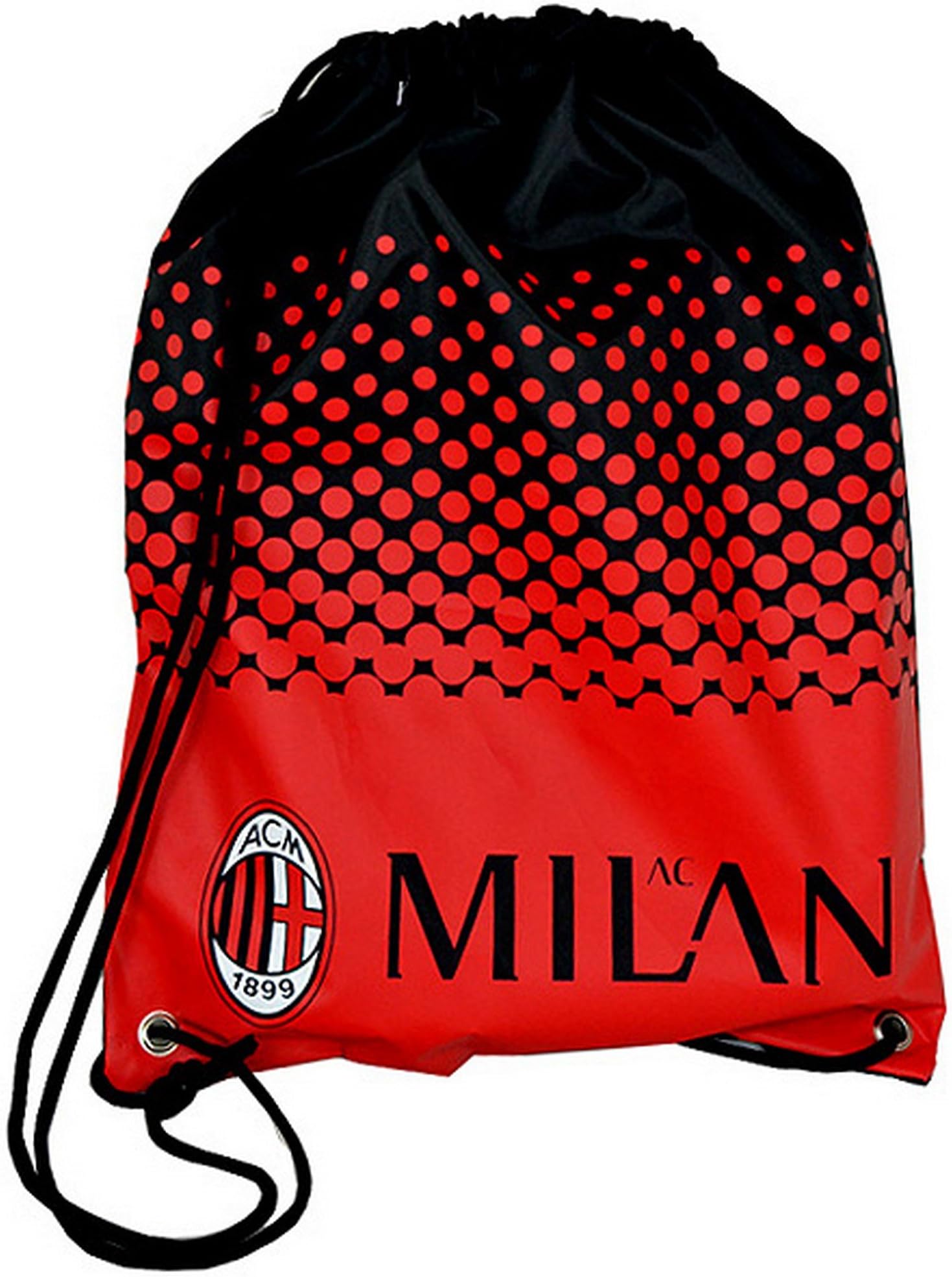 AC Milan Official Fade Soccer Crest Design Gym Bag