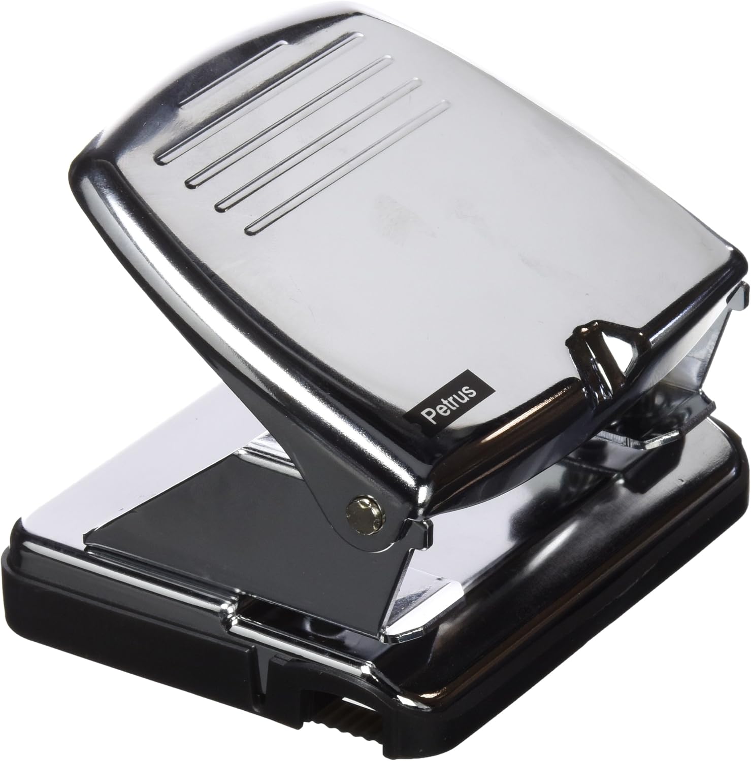 Petrus Chrome Paper Hole Punch 65, Cromado