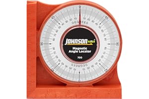 Johnson Level & Tool 700 Magnetic Angle Locator, Orange, 1 Locator