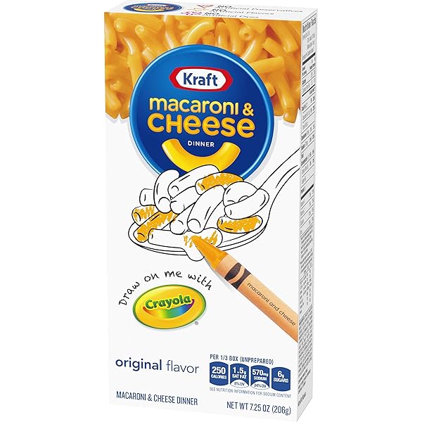 KRAFT ORIGINAL FLAVOR MACARONI AND CHEESE MEAL (7.25 OZ BOX