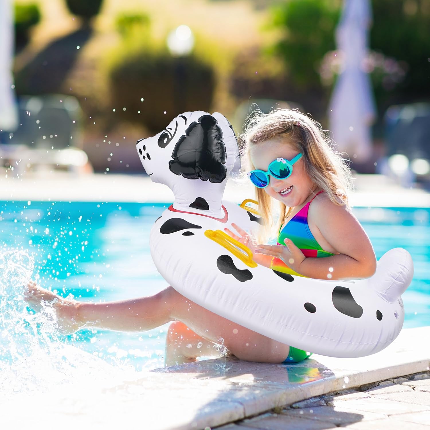 Le Bain Baignoires Et Sieges De Bain Bouee Gonflable Pour Enfant Siege De Piscine Pour Les Nourrissons Et Les Enfants En Bas Age Bramble Petite Anneau De Natation En Forme De Chien