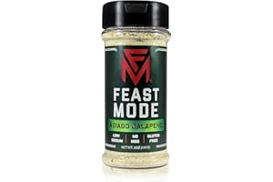 Asiago Jalapeno - Feast Mode Flavors - Low Sodium, No MSG, Gluten Free, All Natural, Meal Prep Seasoning , Healthy , Asiago Cheese Powder , Jalapeno Flakes