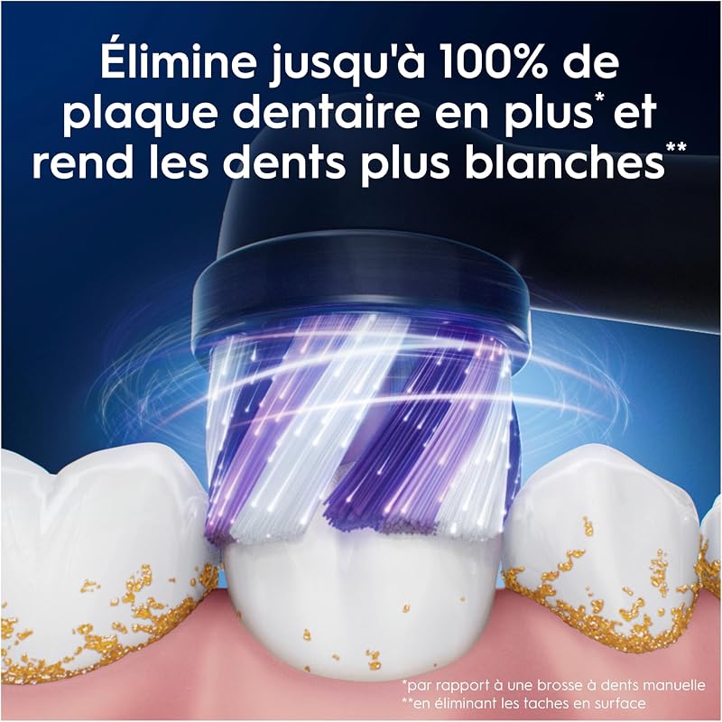 Brossettes de Rechange Radiant White, lot de 8, Noires
