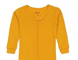 Leveret Kids Boys Girls Footed Cotton Pajama Solid