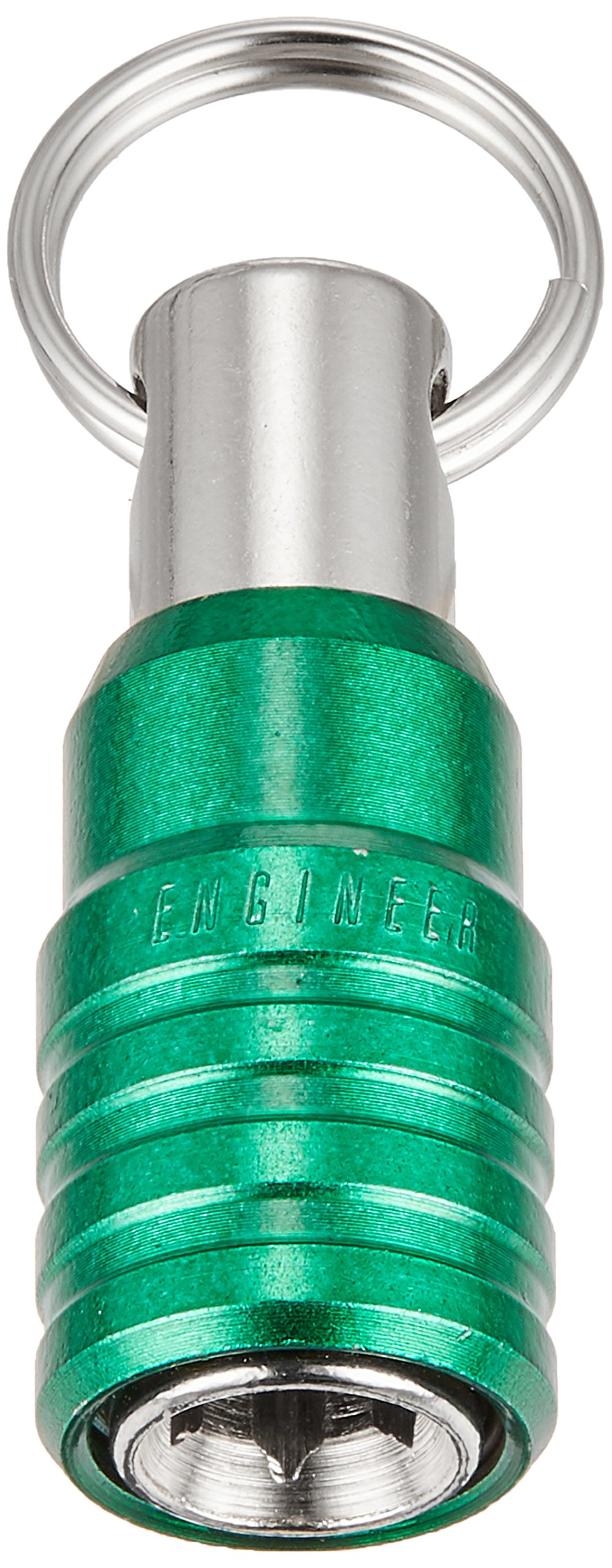 Bit Pit' 6.35mm (1/4") hex Screwdriver/Drill bit Holder (Green). Made in Japan. ENGINEER dr-62