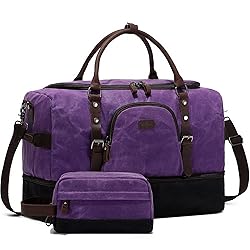 Nerlion Weekender Bag Large Overnight Bag for Men