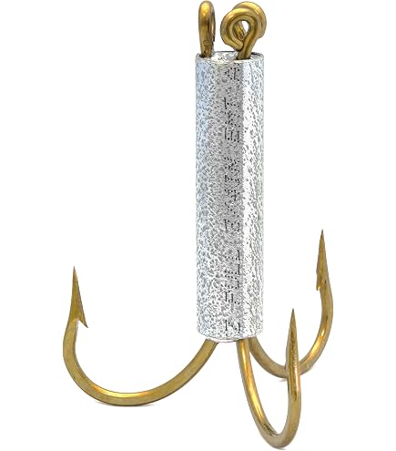 Gerry's Tackle Hooks 50-Pack Gold Treble Fish Hooks Size 18 - 3X Strong For Freshwater & Saltwater Size 18 Fishing Hooks Gerry's Tackle Hooks 50-Pack Gold Treble Fish Hooks Size 18 - 3X Strong For Freshwater & Saltwater Size 18 Fishing Hooks
