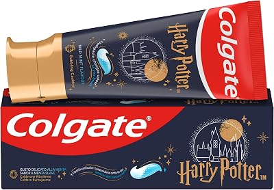Pasta de dientes infantil Harry Potter Caldero Burbujeante 6+ años, suave para niños, nivel de flúor recomendado por dentistas, máxima protección anticaries, esmalte 4 veces más fuerte