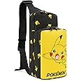Pokemon Fashion Waist Packs for Kids Teenagers Crossbody Bag Chest Bag Adjustable Strap Travel Holiday - Gifts for Boys