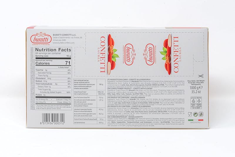 alla Mandorla Colore Rosso - 1 kg
