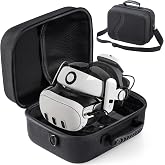 STARTRC GAMES Carrying Case for Meta Quest 3, Large Travel Case Compatible with BOBOVR S3 Pro/KIWI Design Battery Head Strap and Other Accessories, Hard Shell Travel Bag for Oculus Quest 3