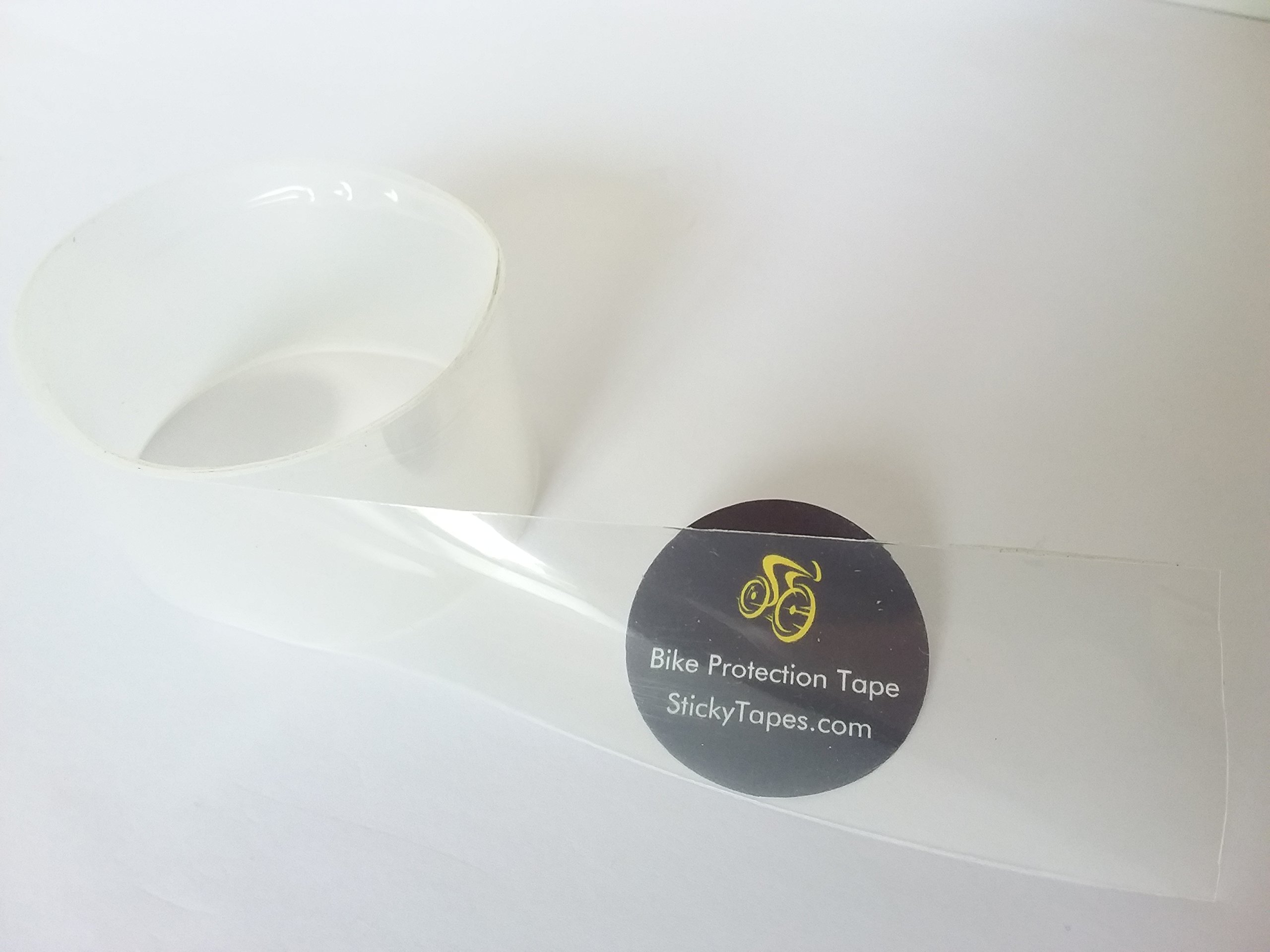 StickyTapes Bike Tape - 1in x 1yd roll of Helicopter Tape - Strong Clear Protective Film
