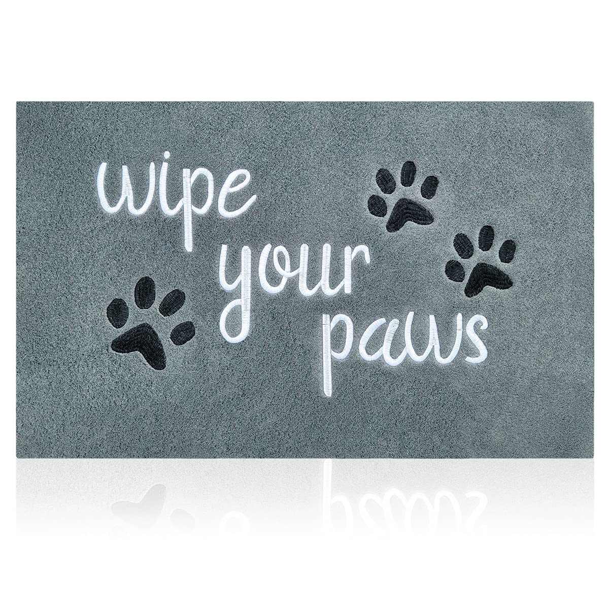 HLFMVWE Welcome Door Mats for Home Entrance Funny Doo rmats Wipe Your Paws Mat Welcome Mats for Front Door Non Slip Rubber Mat for Dog Doormat,18x28