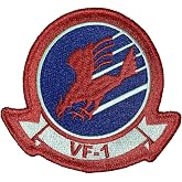 VF-1 Top Gun Squadron Patch &ndash; with Hook and Loop
