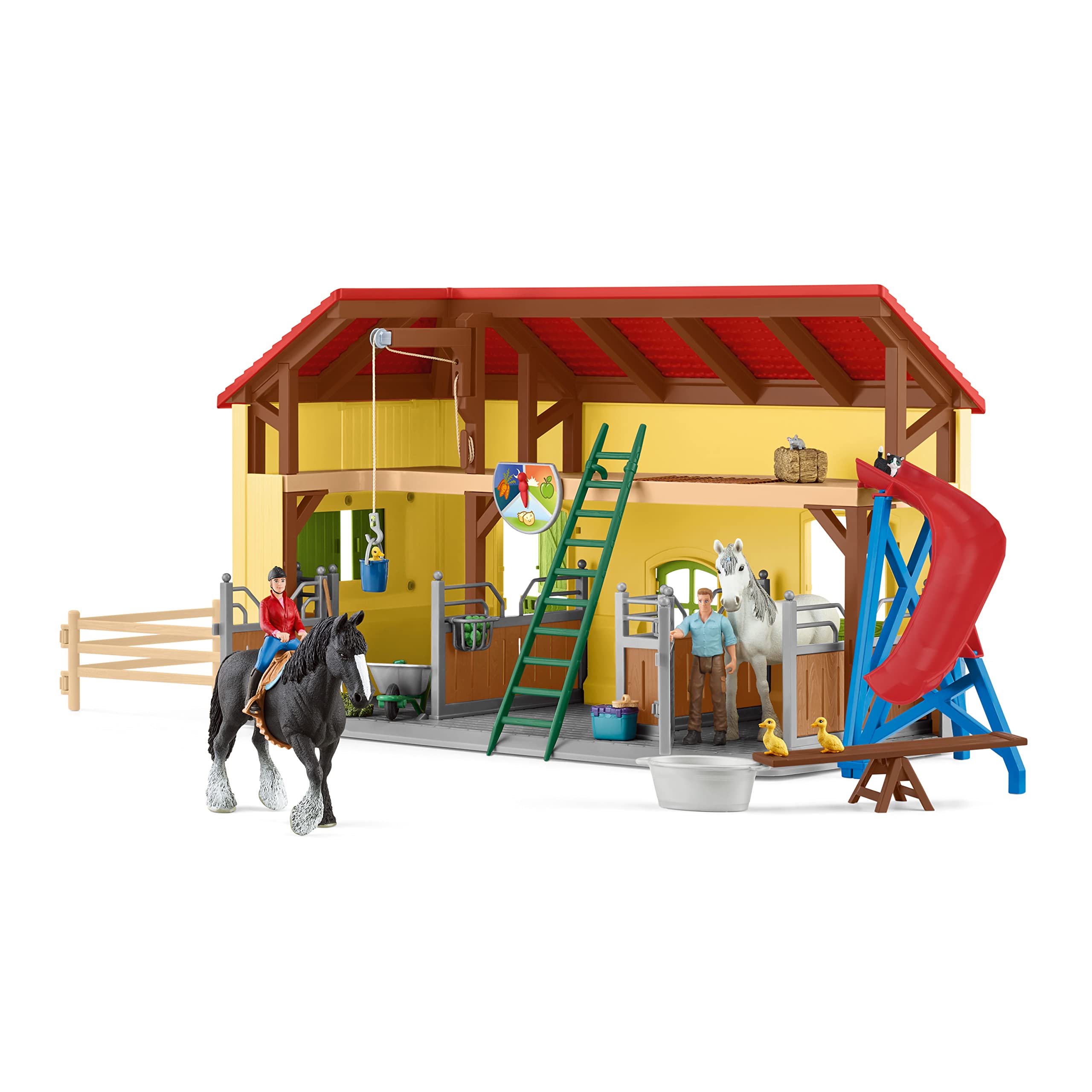SCHLEICH 42485 Horse stable, 10.5 x 49 x 34.5 cm