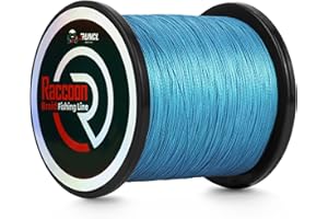 RUNCL Upgraded Braided Fishing Line, Colorfast Fishing Line Braid for Bass, Trout, Crappie, Ultra Strong Braid for Saltwater 