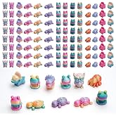 150Pcs 3D Printed Animal Figurines Set, Gradient Color Mini 3d Printed Animals Bulk(Owl,Frog,Rhino,Spider and Turtle)Eco-Friendly Tiny Animals for Classroom Rewards and Home Car Office Decor