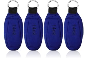 Oudain 4 Pieces Bulk Throw Weight Bags Multi-Layer Outdoor Throw Weight Bags Arborist Durable Climbing Rope Bag Professional Multi Throw Bag for Tree Rock Spelunking (Blue)