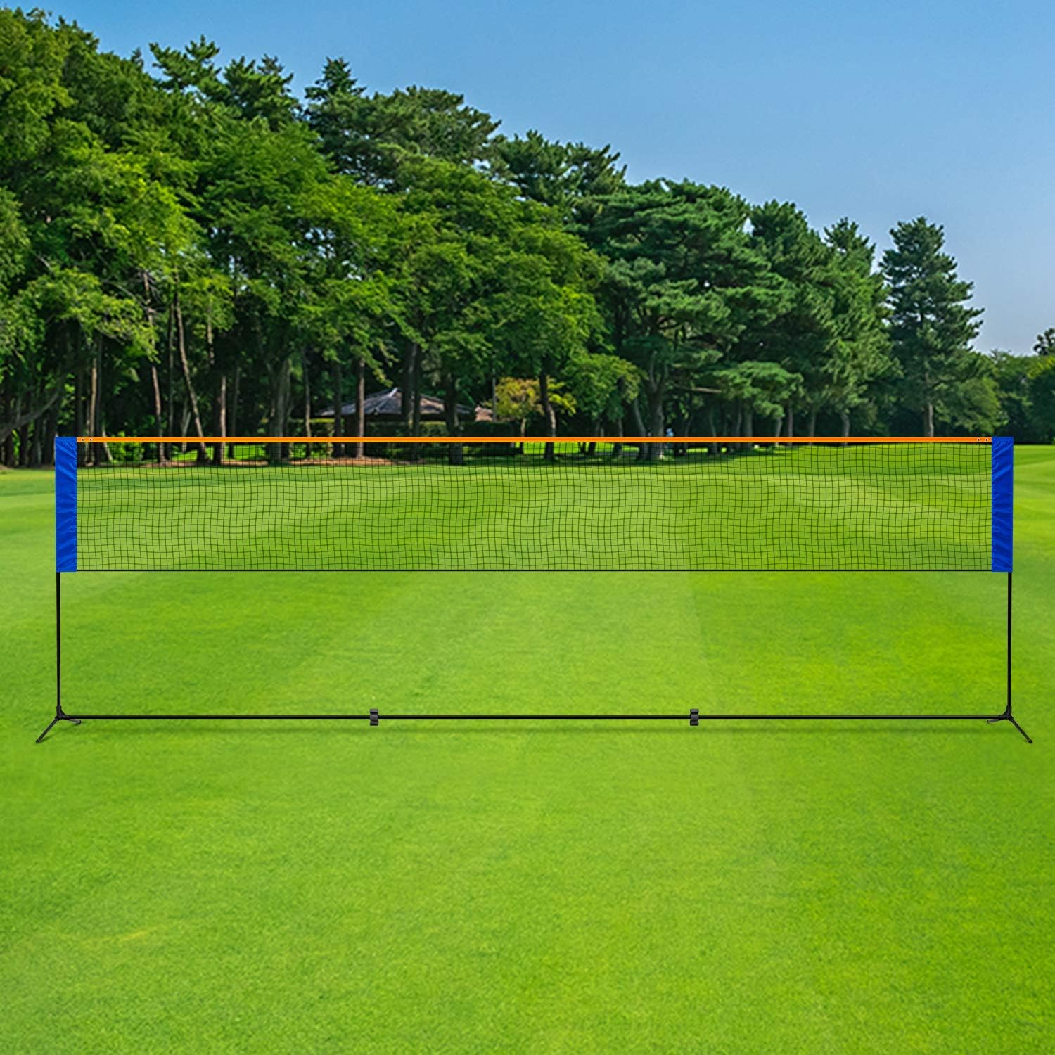 ORIENGEAR 10ft Portable Badminton and Tennis Net with Poles Carrying Bag Height Adjustable 34¡± to 61¡± for Kids Volleyball Pickleball Indoor Outdoor Backyard : Sports & Outdoors