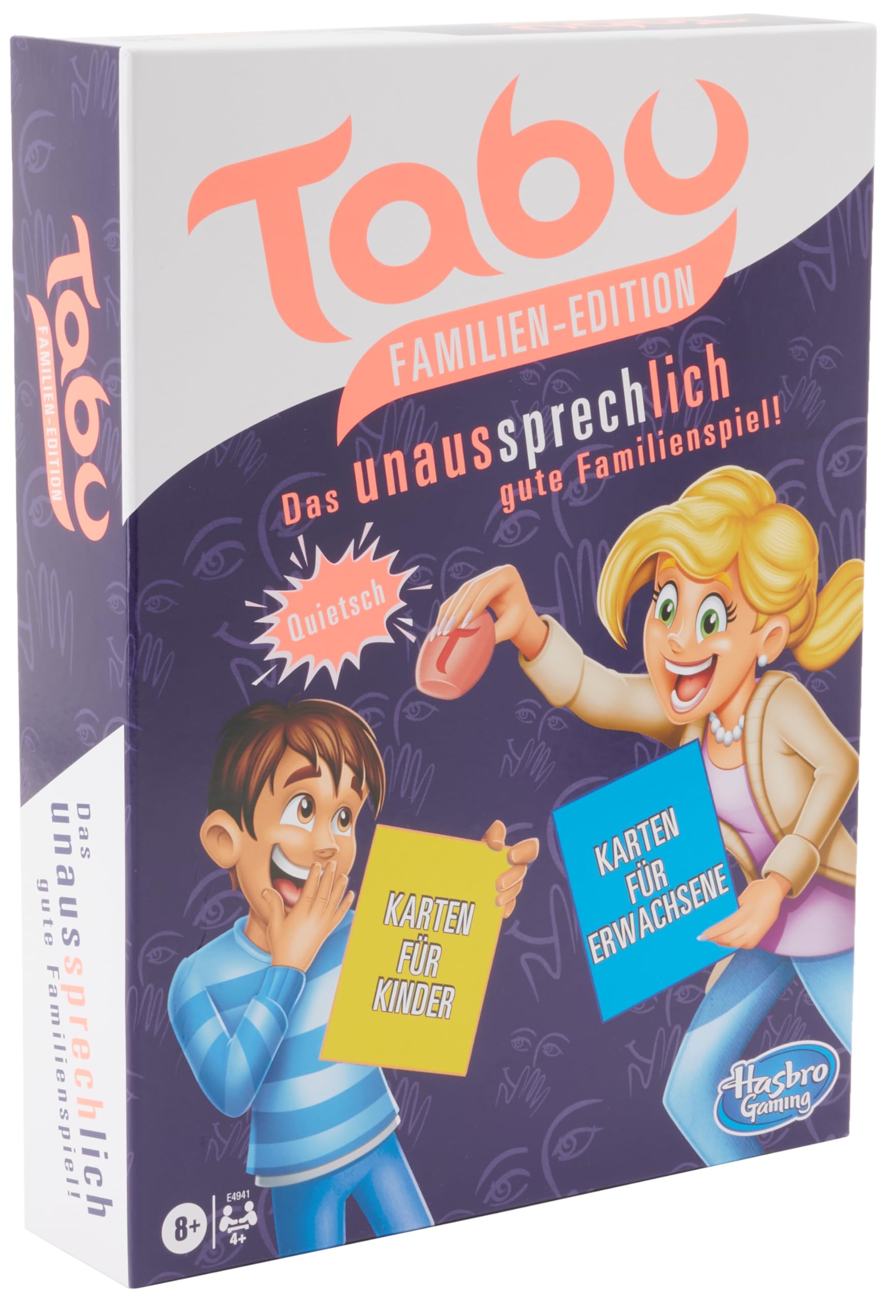 Hasbro Taboo Kids vs. Parents Children & Adults