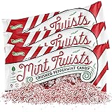 Mint Twists Crushed Peppermint Candy for Baking, 8 oz, Pack of 3