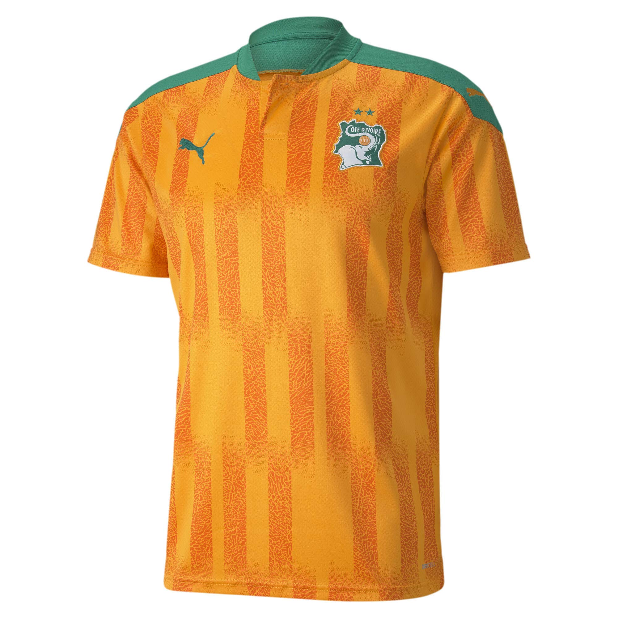PUMA 2020-2021 Ivory Coast Home Football Soccer T-Shirt Jersey