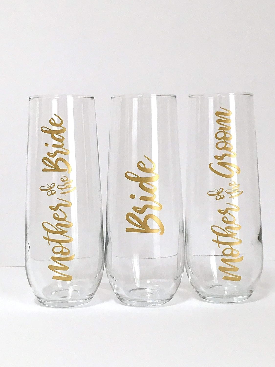 Wedding Champagne Flutes Bridesmaid Maid of Honor Mother of