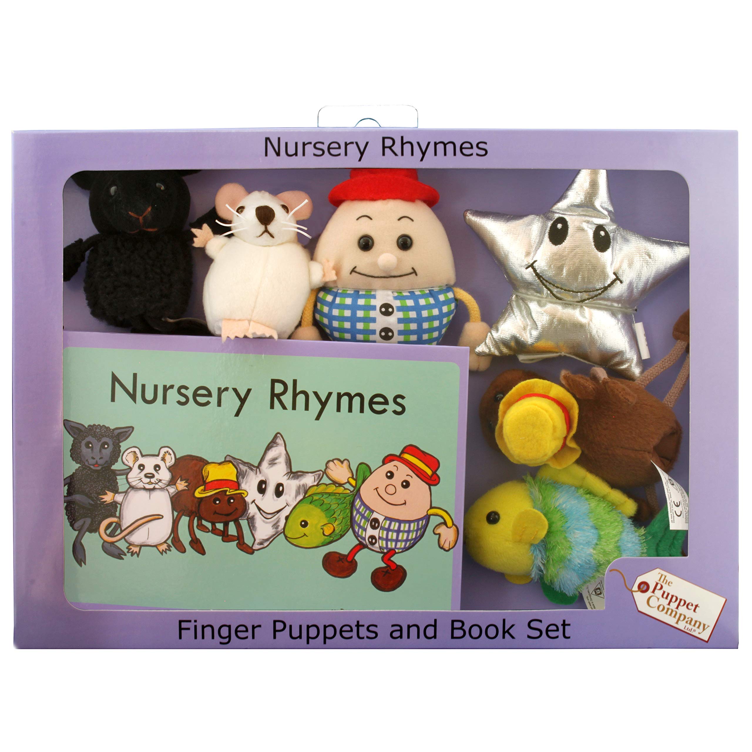 The Puppet Company - Traditional Story Sets - Nursery Rhyme Finger Puppets Set for Toddlers & Kids, Nursery Rhyme Toys for Small Hands, 14 x 20 cm