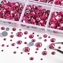6736pcs Hotfix Rhinestones Flatback,Rose