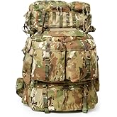 MT Military FILBE 100L Modular Rucksack System External ABS Frame Backpack | 100L FILBE Modular Rucksack System with External ABS Frame, Built for Heavy Load Support, Outdoor Carry, Camping and Hiking