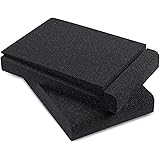 Sound Addicted - Studio Monitor Isolation Pads for 5 Inch Monitors, Pair of Two High Density Acoustic Foam which Fits most Sp