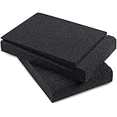 Sound Addicted - Studio Monitor Isolation Pads for 5 Inch Monitors, Pair of Two High Density Acoustic Foam which Fits Most Speaker Stands | SMPad 5